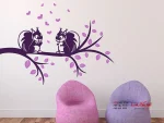 برچسب دیواری: شاخه دو رنگ با طرح سنجاب - Image 4