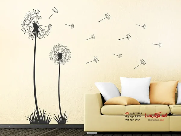 برچسب دیواری قاصدک - Image 3