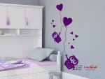 برچسب دیواری جغدهای در حال پرواز - Image 4