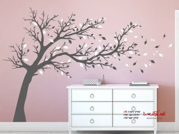برچسب دیواری درخت بزرگ در باد - Image 2