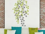 برچسب دیواری آویز طرح درخت انگور در دو رنگ - Image 2
