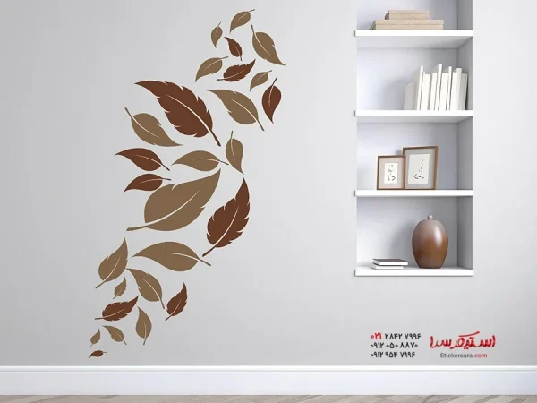 مجموعه برچسب دیواری برگ‌ها - Image 4