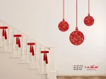 برچسب دیواری با تزئینات درخت کریسمس - Image 2