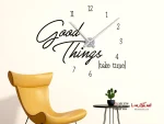 برچسب دیواری ساعت Good Things - Image 3
