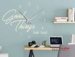 برچسب دیواری ساعت Good Things - Image 4