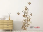 برچسب دیواری پیچک‌های دو رنگ - Image 4