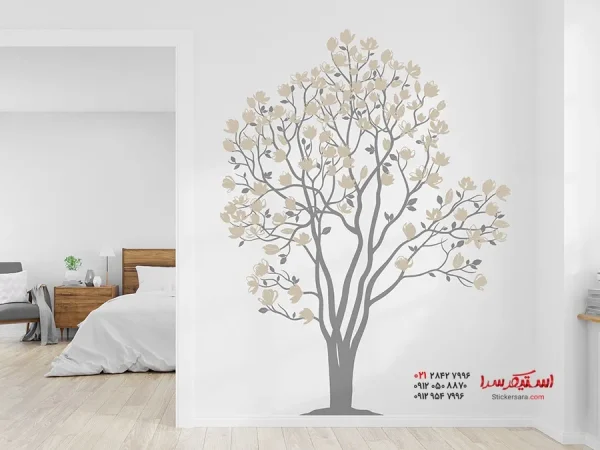 برچسب دیواری درخت ماگنولیا - Image 2