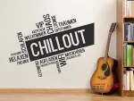 برچسب دیواری مدرن Chillout Word Cloud - Image 4