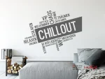 برچسب دیواری مدرن Chillout Word Cloud - Image 2