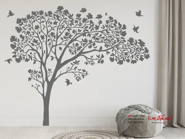 برچسب دیواری درخت شکوفه - Image 4