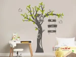 برچسب دیواری درخت با لانه پرنده - Image 4