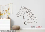 برچسب دیواری: اسب زیبا با نام دلخواه - Image 3