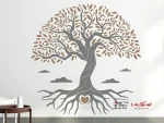 استیکر دیواری درخت زندگی با طرح قلب - Image 2