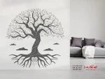 استیکر دیواری درخت زندگی با طرح قلب - Image 3