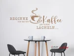 برچسب دیواری: روز را با قهوه شروع کنید - تصویر 4