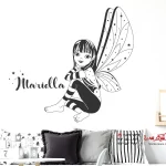 استیکر دیواری Cool Fairy با اسم دلخواه