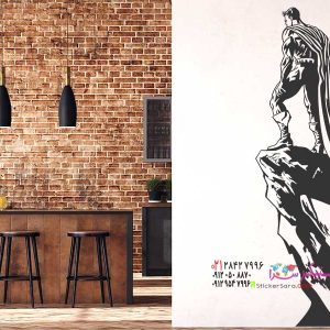 عکس استیکر دیواری ابرقهرمانی