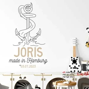 استیکر دیواری با اسم و تاریخ دلخواه