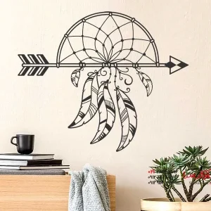 استیکر دیواری بوهمی با طرح فلش و دریم کچر