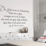 استیکر دیواری خوشبختی یعنی...
