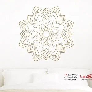 تصویر برچسب دیواری شکوفه آرامش