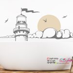 عکس استیکر دیواری نوک فانوس دریایی