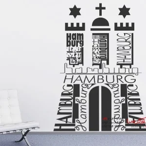 عکس استیکر دیواری هامبورگ