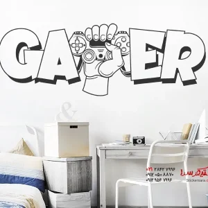 برچسب دیواری گیمر