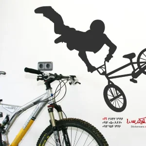 برچسب دیواری BMX freestyler