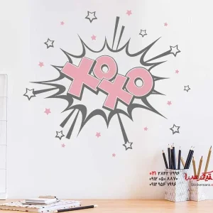 برچسب دیواری XOXO