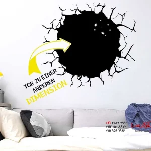 برچسب دیواری ابعاد دروازه