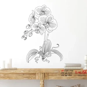 عکس برچسب دیواری ارکیده