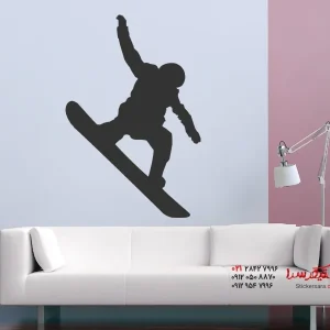 برچسب دیواری اسنوبرد