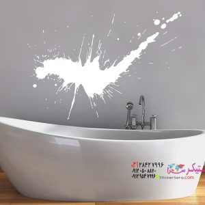 عکس برچسب دیواری اسپلش