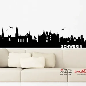 عکس برچسب دیواری اسکای لاین شورین