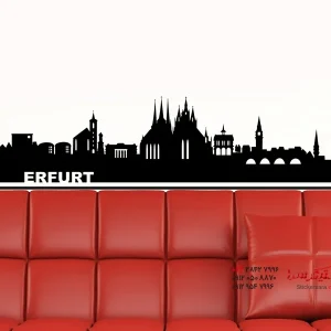 عکس برچسب دیواری اسکای‌لاین ارفورت