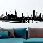 عکس برچسب دیواری اسکای‌لاین کیل