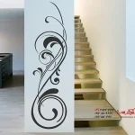 برچسب دیواری با تزئینات شیک