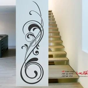 برچسب دیواری با تزئینات شیک