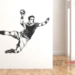 عکس برچسب دیواری بازیکن هندبال