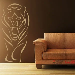 برچسب دیواری ببر وحشی