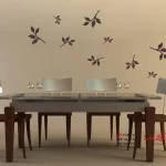 عکس برچسب دیواری بر باد رفته