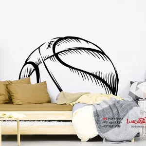 برچسب دیواری برای تزیین بسکتبال