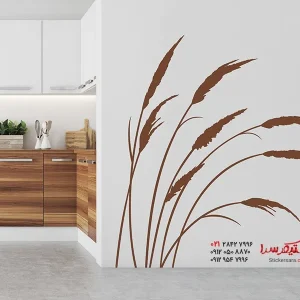 عکس برچسب دیواری برای تزیین چمن
