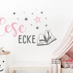 برچسب دیواری برای گوشه مطالعه با ستاره