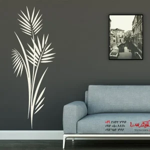 عکس برچسب دیواری برگ درختچه