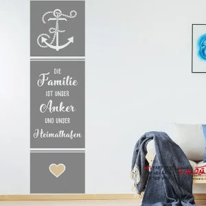 برچسب دیواری بنر دیواری خانواده تکیه‌گاه ماست