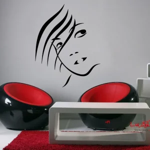 برچسب دیواری به صورت لگنی