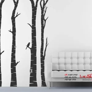 برچسب دیواری تنه درخت