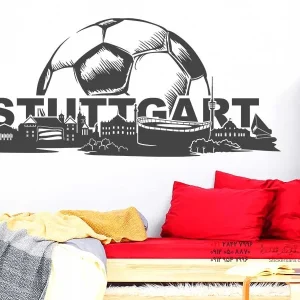 عکس برچسب دیواری تیم فوتبال اشتوتگارت
